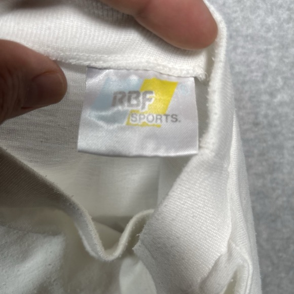 Vtg Scotland Scoticus T-Shirt L RBF Sports Tag Single Stitch‎ Cinch Bottom 80s - Picture 4 of 9